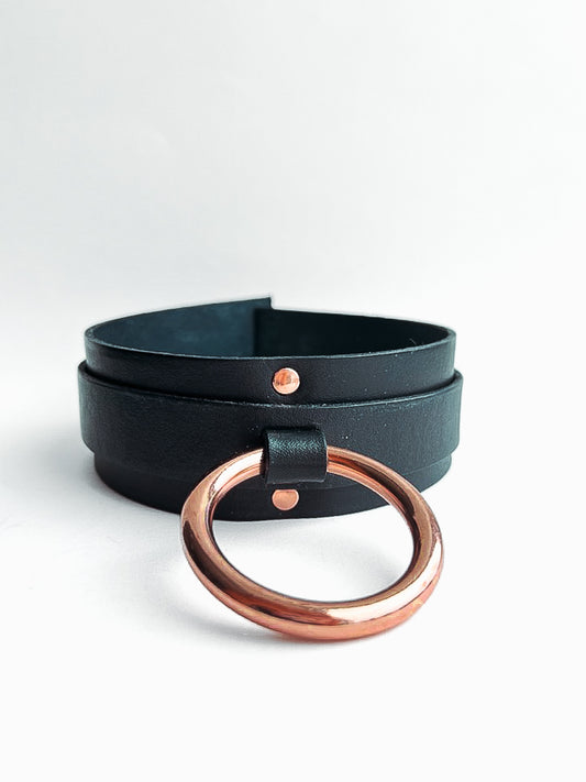 The Bunny Collar - Handmade Leather Collar